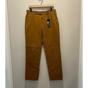 Bloomingdale’s Men’s Boy’s Classic Fit Chino 34 x 34 Brown BTS School Uniform